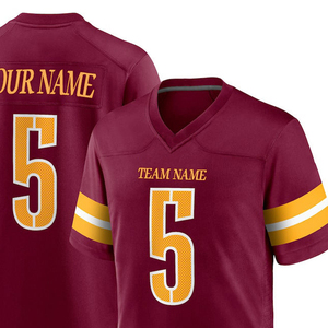 Fully Customizable American Football Jersey Breathable Polyester Fabric Adults Size American Football Jersey - Product Image 5