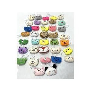 <b>Cute</b> Plush Cartoon Animal Keychain 3D Shape Soft Toy Coin Holder Pendant Multicolor - Product Image 1