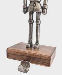 Luxury Metal Christmas <b>Stocking</b> <b>Holder</b> Anti Slip Mantel Hook Festive Decoration - Product Image 2