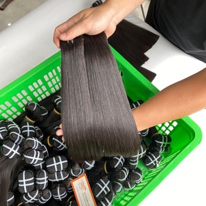 Paquetes de cabello crudo vietnamita de un donante de la mejor calidad 12A para mujeres negras Pelucas de color natural - Product Image 4