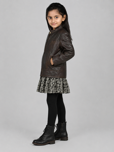 Chaqueta de Cuero para Niños de Alta Calidad, Diseñada para Brindar Comodidad, Durabilidad y un Estilo Moderno para Uso Diario, con Soporte de Fabricación OEM - Product Image 2