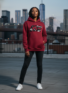 OEM Manufacturer Custom Puff Print Hoodie 500GSM Heavyweight Unisex Oversized Boxy Fit Logo Thick Fleece Pullover Sweatshirt - Product Image 5