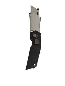 Cuchillo Plegable Retráctil Ligero con Cuchilla de Seguridad de Cambio Rápido, Negro, 173x25x43mm, Mango de Aleación de Zinc y Nylon, Herramienta de Uso Rápido - Product Image 4