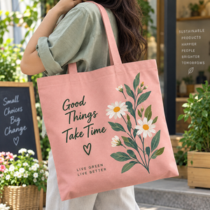 EcoRev Nonwoven Reusable Tote <b>Bag</b> Eco-Friendly Durable Customizable Logo Digital Printing Shoulder Handle Sustainable Business - Product Image 4