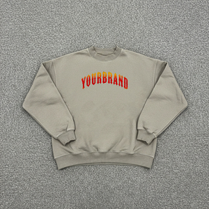 Custom OEM <b>Men</b> Vintage Wash Heavy Cotton Oversized Sweatshirt Streetwear Fashion <b>Pullover</b> Factory Supplier - Product Image 4