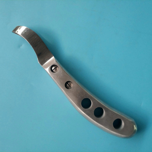 Cuchillo para Pezuñas con Mango de Aleación de Aluminio, Herramientas de Reparación de Herraduras, Herramientas de Herrador, Recorte de Pezuñas - Product Image 4
