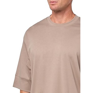 Camiseta de Manga Corta Personalizada de Gran Tamaño, Tejida en Poliéster/Algodón, para Hombre, Lisa, para Impresión Serigráfica, Talla Grande, Estilo Formal, Transpirable - Product Image 6