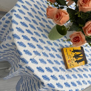 100% Cotton <b>Table</b> Cover Real Hand Block Printed Floral Luxury Style <b>Tablecloth</b> <b>for</b> Celebrations and Party Events - Product Image 6