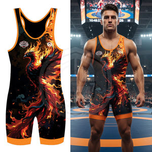 Nuevo Diseño de Primera Calidad, Singlet de Lucha Libre para Hombres y Mujeres, Ropa de Lucha de Alta Calidad, Singlet de Lucha Libre Sublimado en Oferta - Product Image 5
