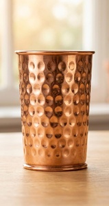 Pure Copper Hammered Engraved Printed Leak Proof Eco-Friendly Luxury <b>Large</b> Capacity <b>Water</b> <b>Bottle</b> - Product Image 6