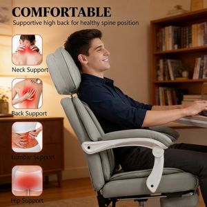 Sedia da Ufficio/Casa Comoda con Altezza Regolabile e Telaio in Acciaio - Product Image 4