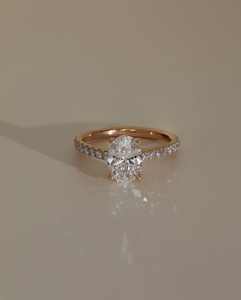 Anillos de Moda de Plata 925 al por Mayor, Anillos de Boda para Mujer con Moissanita de 1CT D VVS1, Zirconia y Diamantes, Chapados en Oro de 18K - Product Image 1