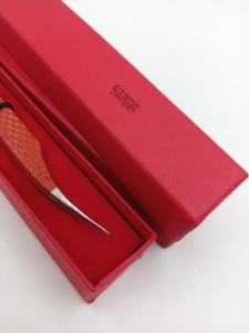 Nuevo diseño profesional, aislamiento, naranja oscuro recubrimiento en polvo, logotipo personalizado, pinzas de extensión de pestañas de acero inoxidable, herramientas de belleza - Product Image 6