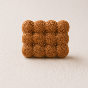 Mahaguthi <b>Craft</b> with Conscience Handmade <b>Wool</b> Felt Biscuit Pretend Play Soft Toy for 3-6 Year Olds-Unisex Educational Gift - Product Image 2