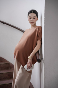 Pantalon de costume droit pour femme, anti-rides, à taille élastique, respirant, ample, décontracté, pour l'été, le bureau, formel, de maternité - Product Image 4