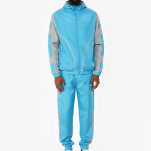 ชุดวอร์มผู้ชายแบบมีโลโก้สั่งทำพิเศษ เสื้อแจ็คเก็ตกันลม ไนลอนกันลม ชุดวอร์มสำหรับผู้ชาย - Product Image 6