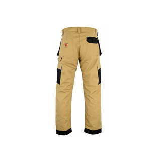 Pantalon cargo classique à jambe droite Solid Trader, pour un usage quotidien décontracté, coutures durables, haute résistance à la traction, robuste - Product Image 3