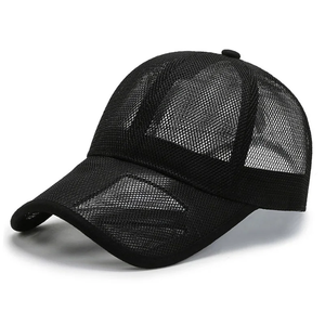 Casquette de baseball sportive d'été pour hommes et femmes, à visière ajourée, en maille respirante, en tissu courant, réglable, pour sports de plein air et protection solaire - Product Image 3