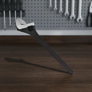 Clé à molette à finition naturelle forgée à partir d'un outil à main en acier inoxydable à un prix abordable - Product Image 4
