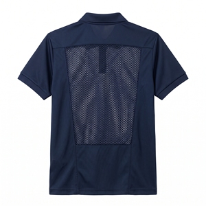 Camisa de malla de algodón 100% para hombre, de verano, tejida |   Prenda Casual Transpirable de Tejido Abierto con Cierre Frontal |   Logotipo Personalizado OEM ODM Fábrica Mayorista |   Bajo - Product Image 3