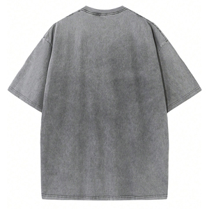 T-shirt long oversize délavé à l'acide pour femme, personnalisé, en coton doux 100 %, pour la fourniture en marque blanche - Product Image 2