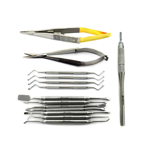 Juego de Instrumentos Dentales OEM: Set de Piezas para Rellenos de Composite con Puntas Plateadas y Escalador Dental - Product Image 3