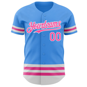 ชุดกีฬาเบสบอลแบบมืออาชีพสั่งทำพิเศษ ปักโลโก้ด้วยเทคนิค Sublimation แห้งเร็ว ระบายอากาศได้ดี ติดกระดุม ชุดยูนิฟอร์มทีม - Product Image 3