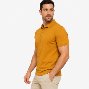 Polo homme en tissu doux et respirant, idéal pour un usage quotidien, coupe confortable, look élégant pour les hommes modernes. - Product Image 4