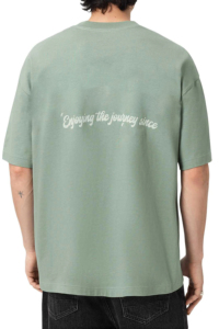 เสื้อยืดคอตตอนพรีเมียมลายภูเขา เสื้อยืดลำลองคอกลมสำหรับผู้ชาย สั่งทำได้ตามต้องการ รับผลิตแบบ OEM ODM แบรนด์ส่วนตัว - Product Image 4
