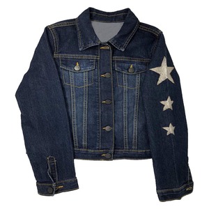 High Quality Breathable <b>Denim</b> <b>Jacket</b> Polyester/Cotton <b>Custom</b> Letter Pattern Front High Street Style Winter Men's Premium Washed - Product Image 4