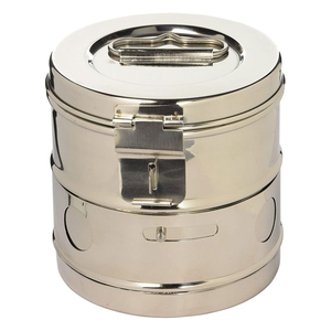 ถังฆ่าเชื้อสแตนเลสเกรดสูง SureMed Instruments Class I สำหรับเก็บเครื่องมือผ่าตัดในโรงพยาบาล - Product Image 1