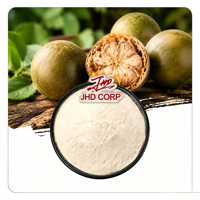 Monk Fruit Extract Mogroside V 50% Voedingskwaliteit HPLC Getest Bulk Ingrediënt voor Suikervrije Dranken en Zoetstofformulering