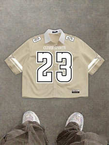 Camisa Casual de Manga Larga para Hombre, Colección de Verano, Azul, con Estampado Elegante, 100% Algodón, Teñido Liso, Precio Bajo, Gran Venta - Product Image 5