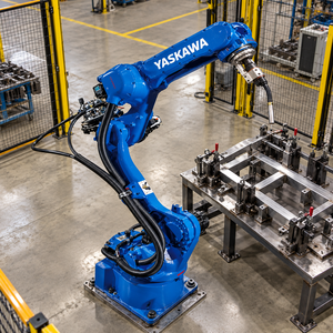 Robot de soudage 6 axes personnalisé en usine, charge utile 12 kg, portée 1441 mm, 380 V, avec pince pour palettisation et manutention haute précision - Product Image 2