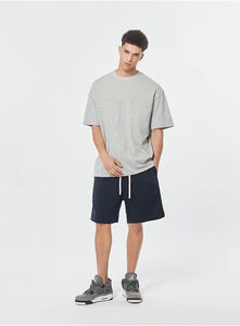 Nouveau design décontracté, t-shirts pour hommes à manches courtes, coupe ample, col rond, uni, écologique, séchage rapide, coton biologique - Product Image 3