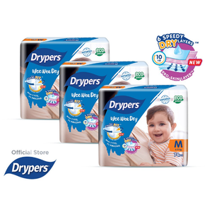 สำหรับเด็กทารกและเด็กเล็ก ไดร์เปอร์ส วีวี ดราย ไซส์ M (74 ชิ้น x3) ไซส์ M (6-11 กก.) - Product Image 3