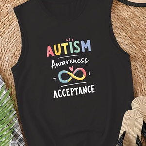 Infinity AUTISM Awareness ACEPTANCE Chaleco casual para mujer - Product Image 1