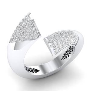 REYES – bagues de fiançailles exquises en argent Sterling 925 pour femmes, bijoux de mariage scintillants à taille ronde brillante, 1,4 ct, Moissanite - Product Image 2