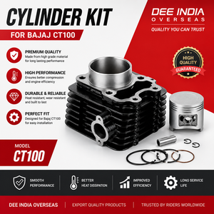 Kit de cylindre de moto pour Bajaj CT100 |   Kit de bloc-cylindres de moteur |   Pièces de moteur haute performance - Product Image 3