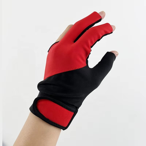 Geo Brothers Custom Premium Spandex Hook & Loop Lightweight Unisex Billiards Pool Sports Accessory-Finger Snooker Gloves - Product Image 1