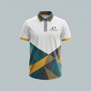 Camisetas Polo para Hombre con Logotipo Bordado de Diseño Personalizado, Transpirables, Proveedor Directo de Fábrica, MOQ Bajo, Camiseta Polo con Detección de Agujas - Product Image 2