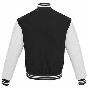 2025 Unisex Custom Wool Letterman Varsity <b>Jacket</b> Comfortable Heated Material Stand Collar Cartoon Front Logos - Product Image 1