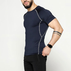 Camiseta de Compresión Deportiva Personalizada para Hombre, de Secado Rápido, Transpirable, para Correr, Gimnasio, Entrenamiento, Capa Base - Product Image 3