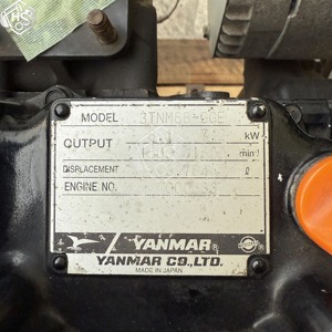 Grupo Electrógeno Completo Yanmar 3TNM68-GGE, Motor Diésel de 7.2kw y 1800rpm, Maquinaria de Construcción, Piezas de Motor de 3 Cilindros 3TNM68 - Product Image 6