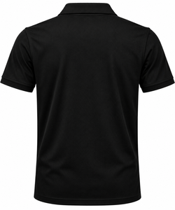 Polo personnalisé en coton 100% 200g pour homme, manches courtes, logo brodé, vêtements de golf décontractés - Product Image 2
