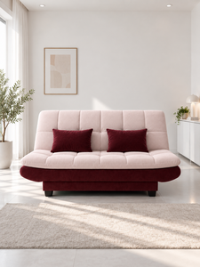Sofá Cama Convertible Roblox Marrón de Emerald Sofa Manufacturer, Sofá para Hotel, Apartamento, Villa, Casa, Tela Personalizada con Respaldo Acolchado - Product Image 4