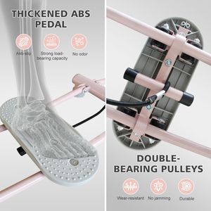 Simulatore di Sci a 4 Livelli Regolabili, Macchina per Fitness Domestico con Pedali Antiscivolo e Braccioli per l'Allenamento dei Muscoli del Pavimento Pelvico - Product Image 5