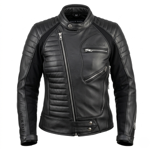 Veste en cuir de moto de haute qualité pour femmes |   Conduisez en toute sécurité et avec style |   Expédition mondiale |   Artisanat fait main, ajustement et design sur mesure - Product Image 1