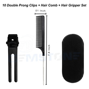 Kit d'outils professionnels en acier inoxydable pour extensions de cheveux, durables et réutilisables, avec pinces pour l'installation de micro-perles et nano-anneaux - Product Image 5