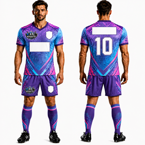Uniforme de Fútbol Completo de Primera Calidad para Hombre, Camiseta de Fútbol de Manga Corta, Jersey de Fútbol Personalizado, Camisetas de Fútbol - Product Image 1